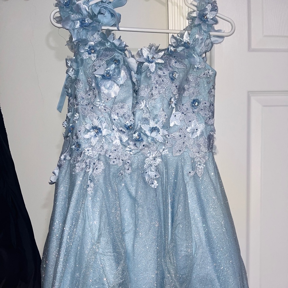 Blue flower dress